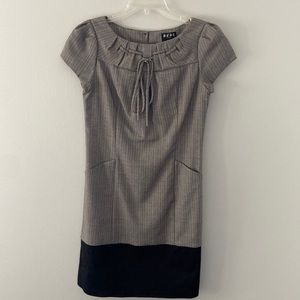 BCBG Paris Gray and Black dress